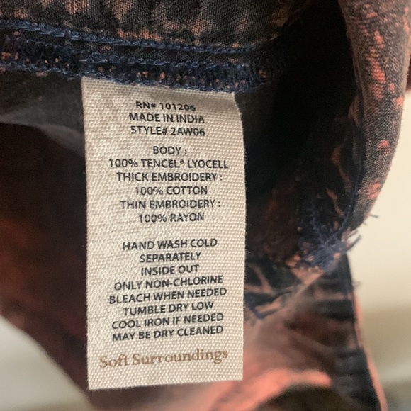 Soft surroundings embroidered tunic - Picture 7 of 8